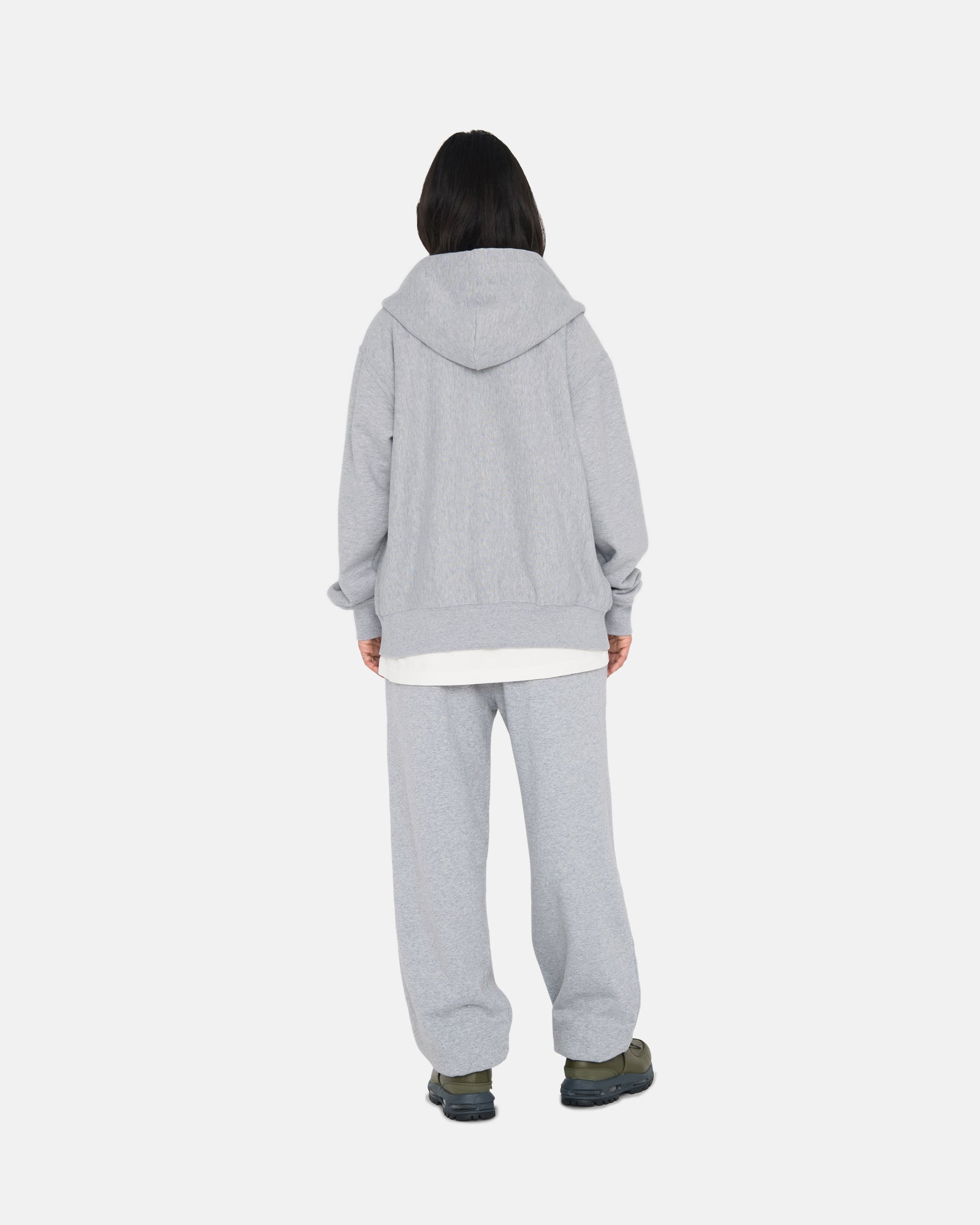 STOCK LOGO ZIP HOODIE