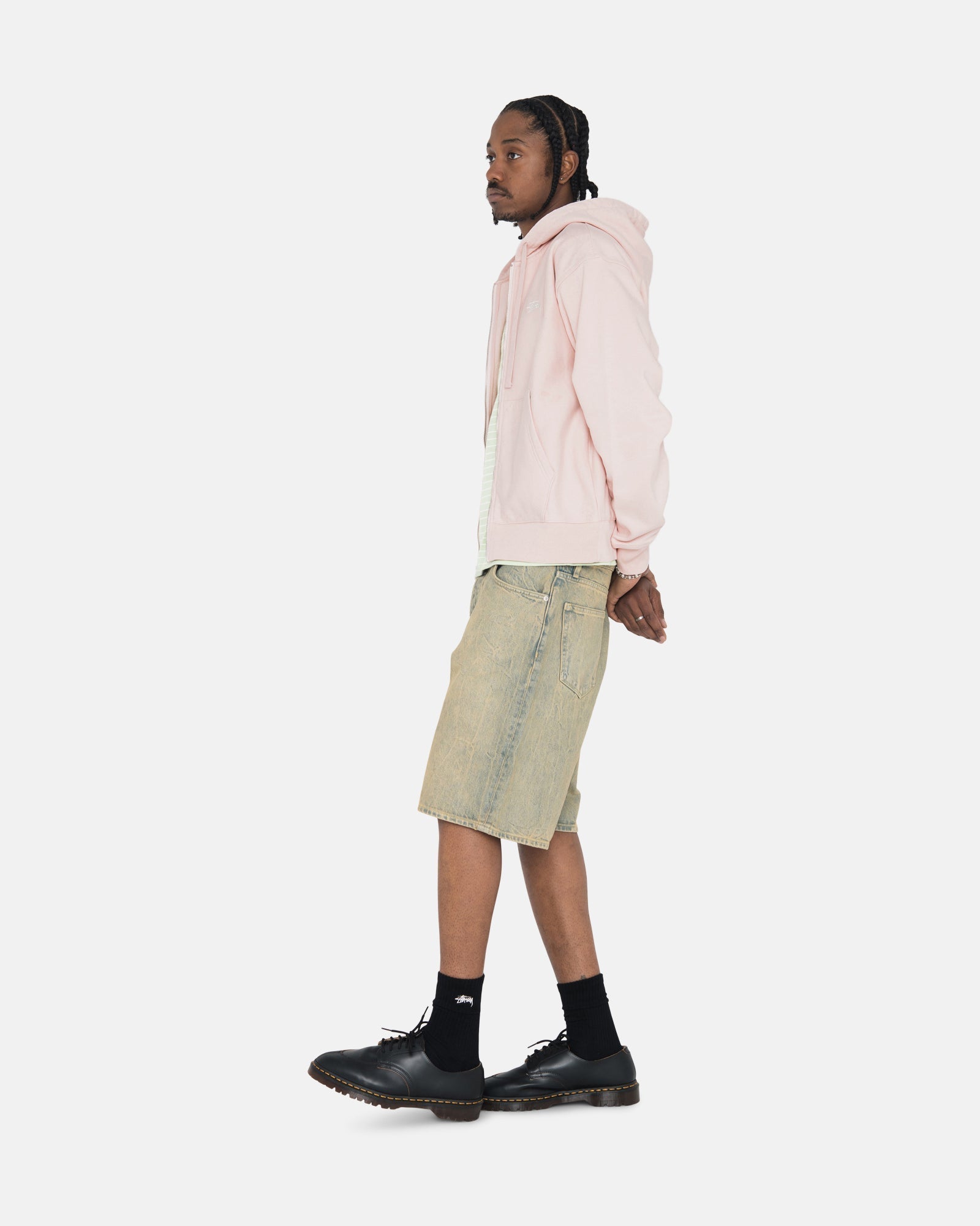 STOCK LOGO ZIP HOODIE