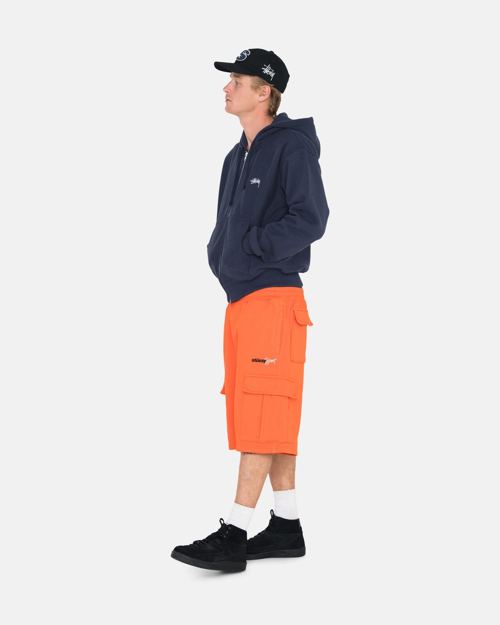 STOCK LOGO ZIP HOODIE
