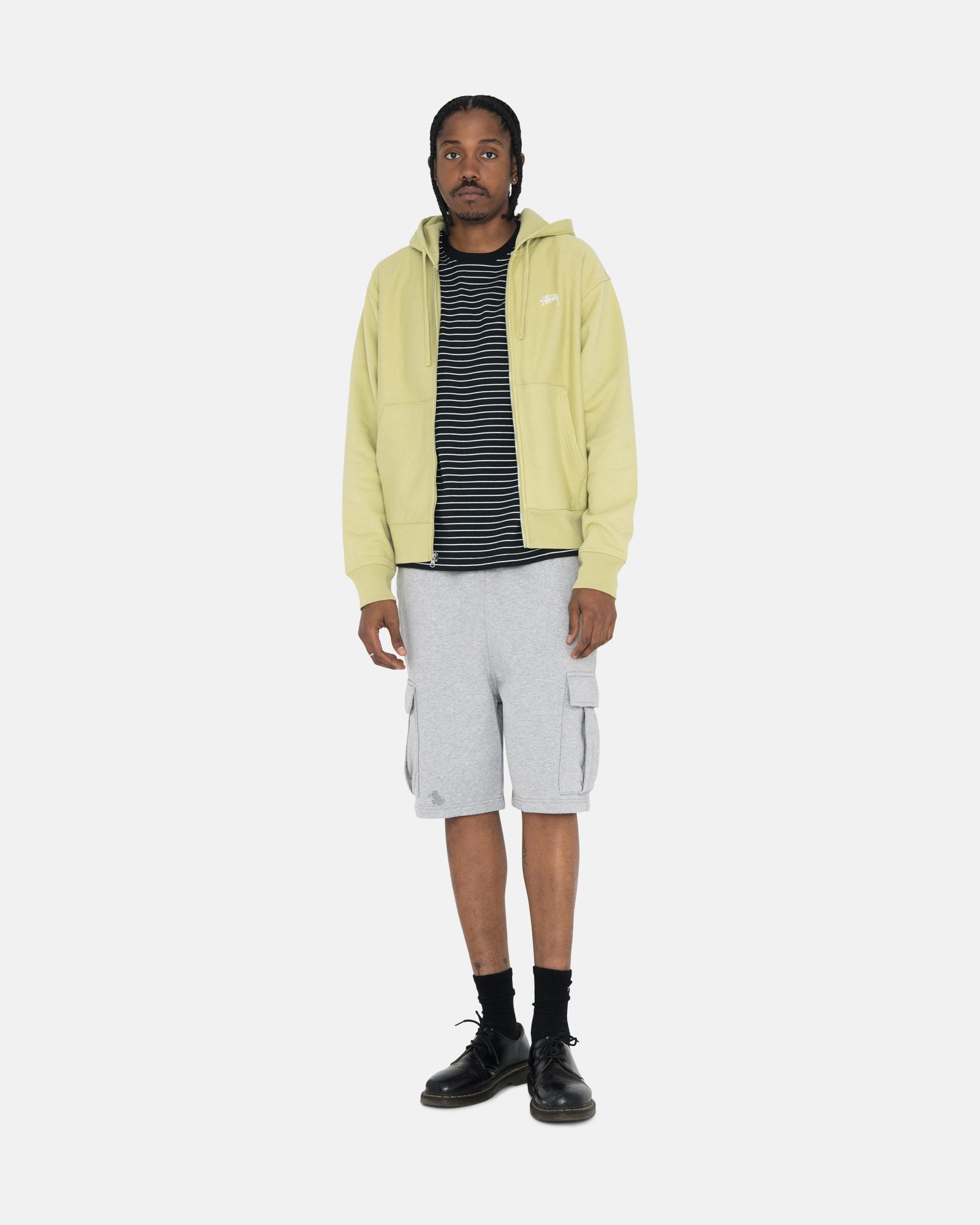 STOCK LOGO ZIP HOODIE