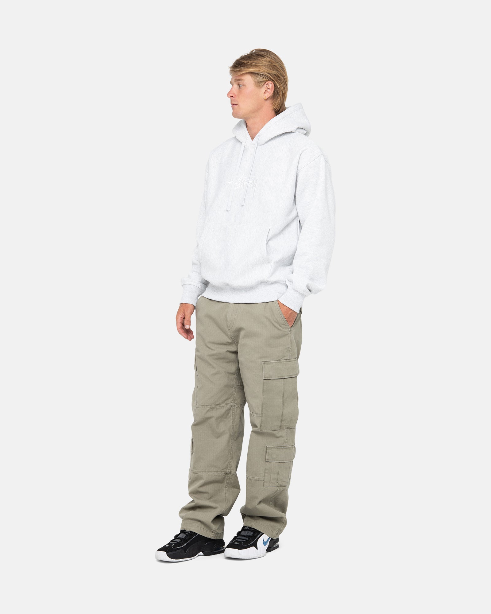 STOCK LOGO APPLIQUE HOODIE