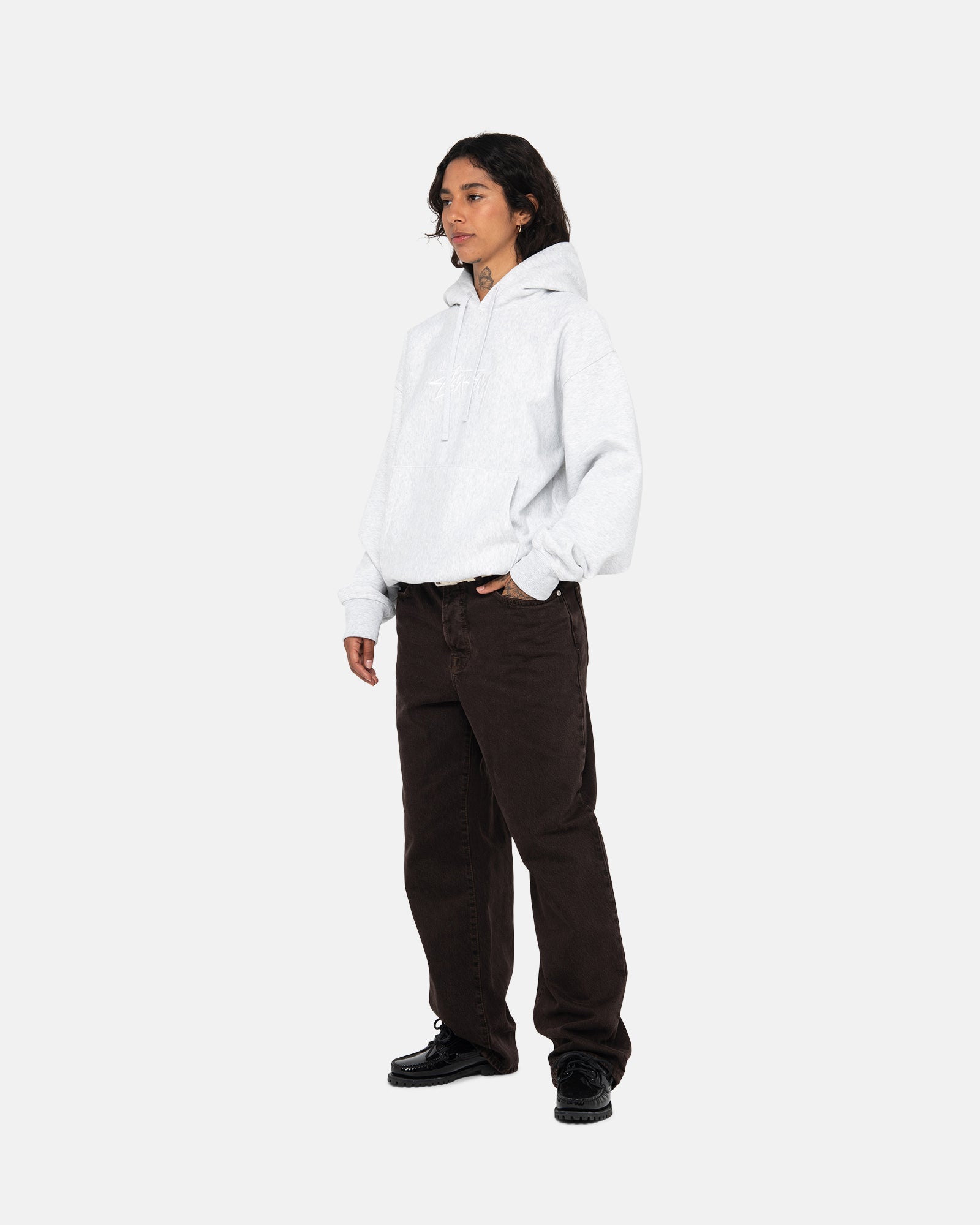 STOCK LOGO APPLIQUE HOODIE